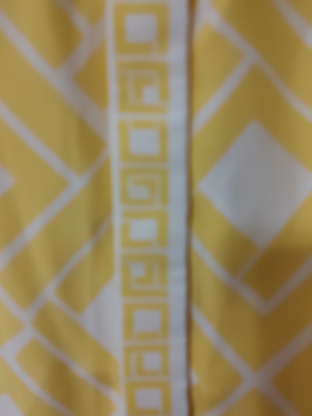 Alice & Trixie Yellow Geometric Peasant Blouse - Picture 4 of 8